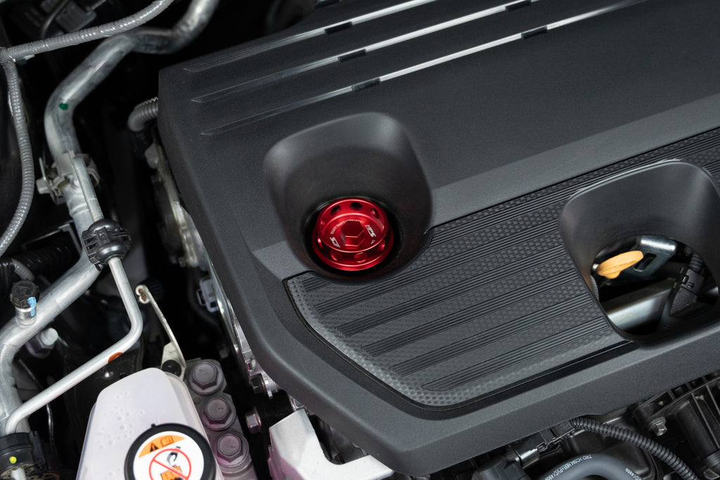 HPS Performance Anodized Billet Aluminum Engine Oil Cap 5269-105R Red - 5269-105R