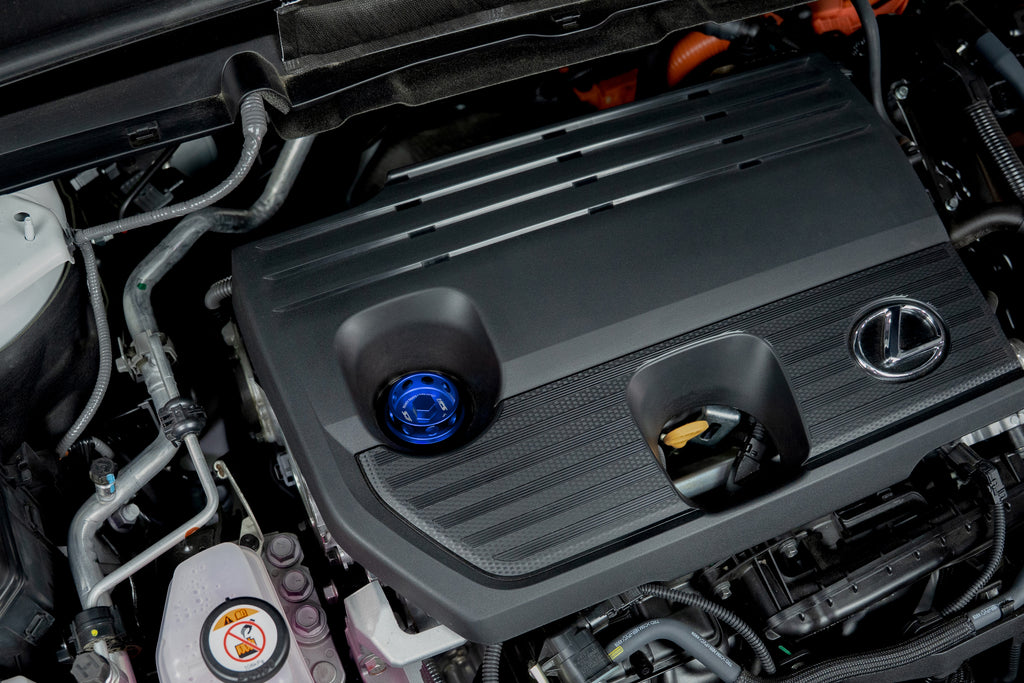 HPS Performance Anodized Billet Aluminum Engine Oil Cap 5269-105BL Blue - 5269-105BL