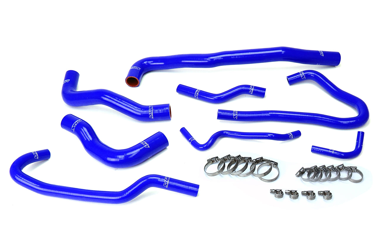 HPS Performance Hps Silicone Radiator And Heater Coolant Hose Kit 57 1546 Blue Blue - 57-1546-BLUE