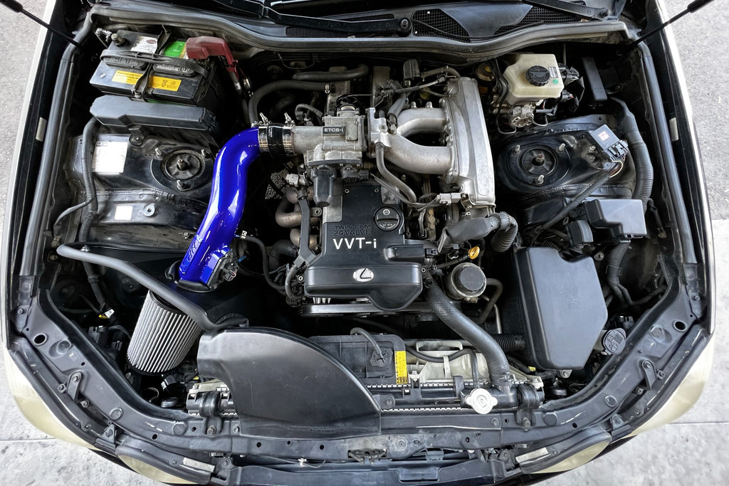 HPS Performance Air Intake Kit With Heat Shield 827-705WB Black - 827-705WB