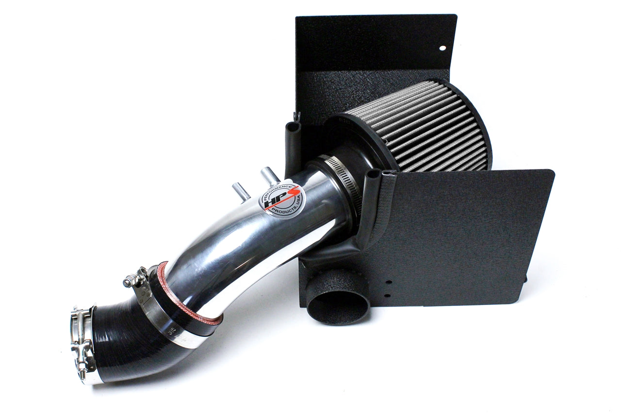 HPS Performance Air Intake Kit With Heat Shield 827-552P Polished - 827-552P