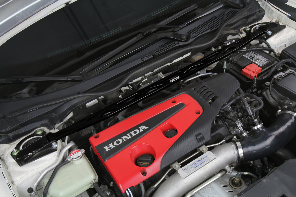 HPS Performance Front Strut Bar 42-113WB Black - 42-113WB