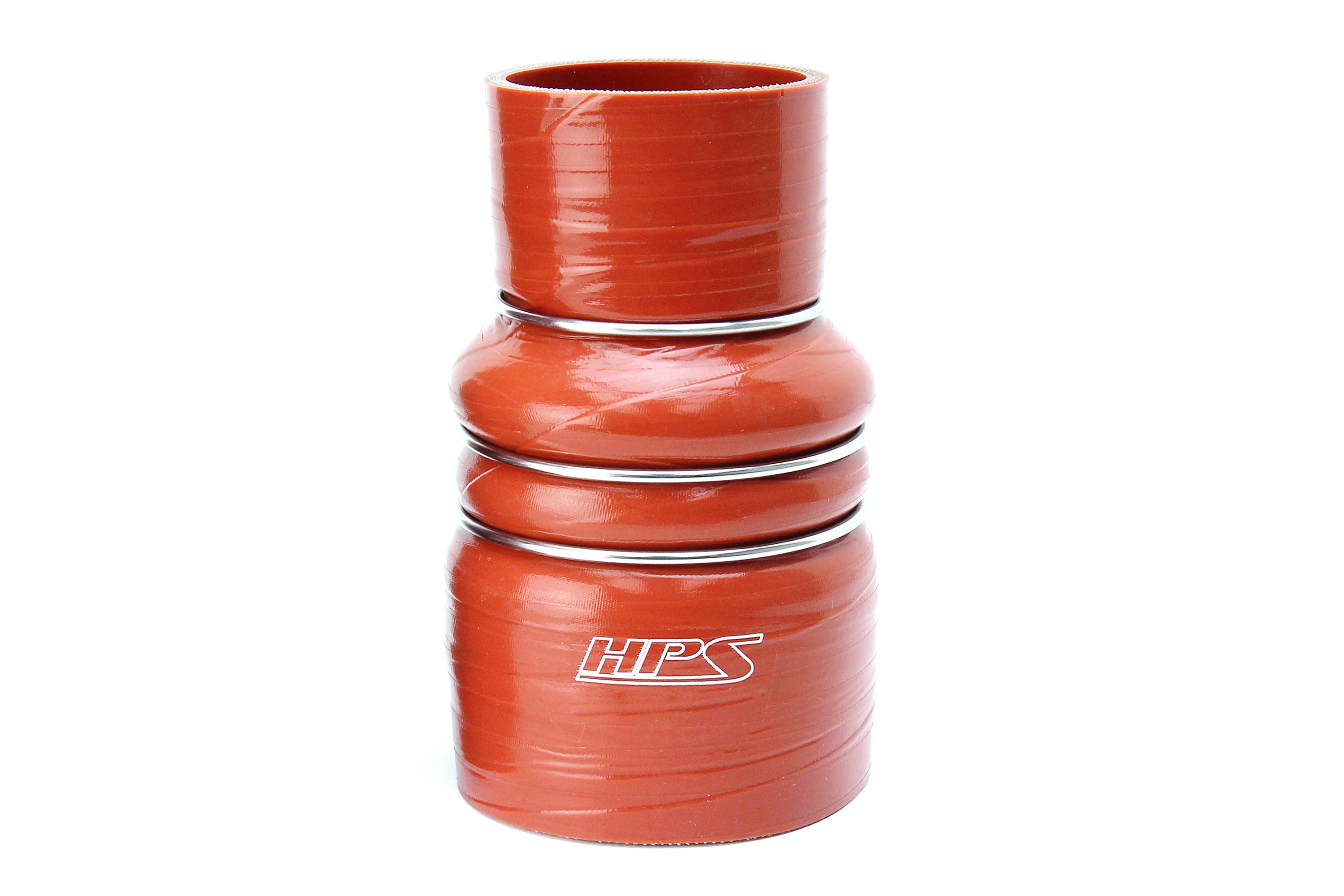 HPS Performance Hps Hot Side Charge Air Cooler Reducing Hose 3 1/2"   4" Id, 6" Length Cac 350 400 Hot Orange - CAC-350-400-HOT