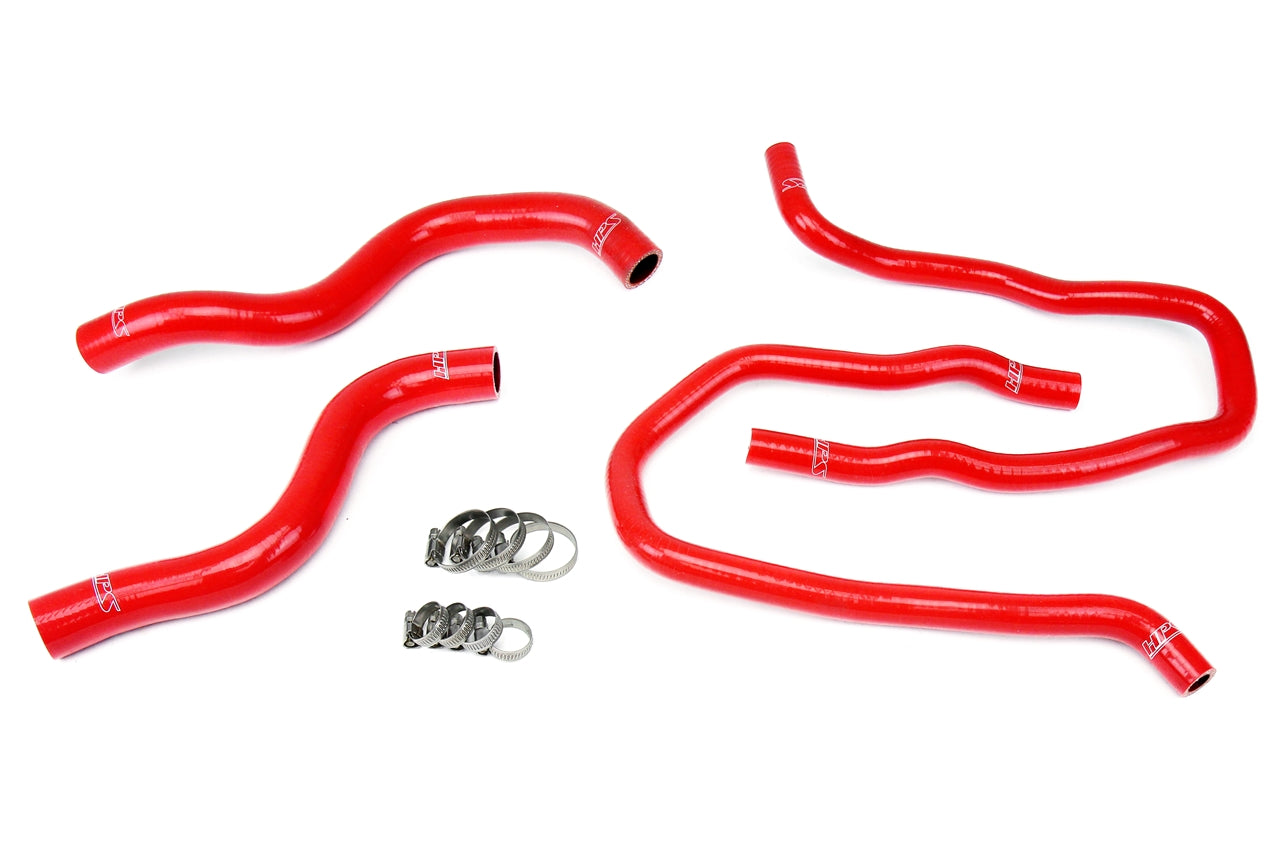 HPS Performance Hps Silicone Radiator And Heater Coolant Hose Kit 57 1387 Red Red - 57-1387-RED