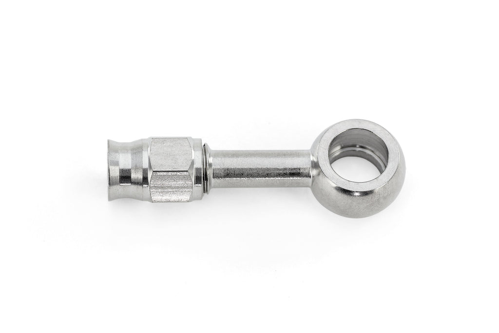 HPS Performance 350 Series AN -3 Push-On Straight Banjo Hose End 350-0003SSB
