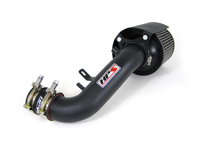 HPS Performance Air Intake Kit With Heat Shield 827-147WB Black - 827-147WB