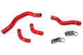 HPS Performance Hps Silicone Radiator Coolant Hose Kit 57 1239 Red Red - 57-1239-RED