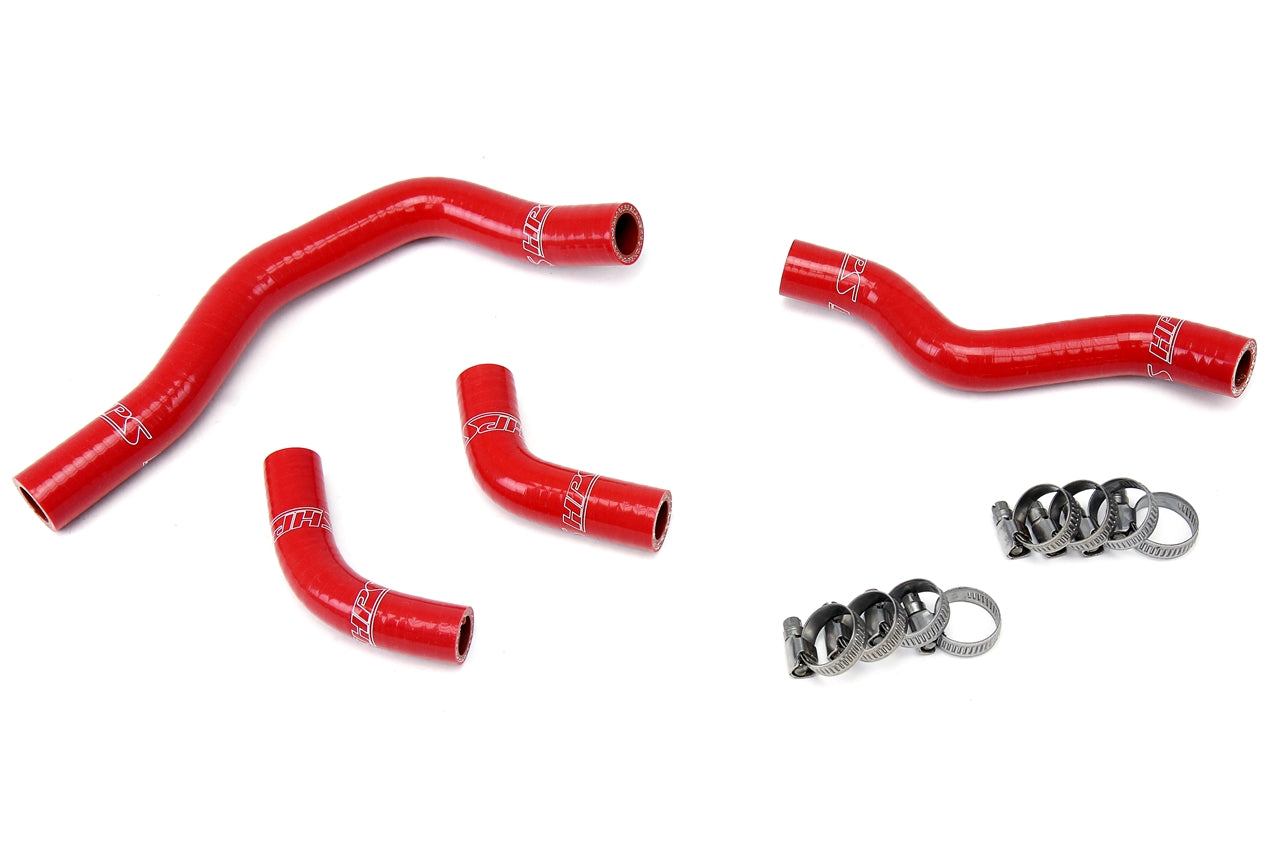 HPS Performance Hps Silicone Radiator Coolant Hose Kit 57 1239 Red Red - 57-1239-RED