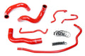 HPS Performance Hps Silicone Radiator Coolant Hose Kit 57 1724 Red Red - 57-1724-RED