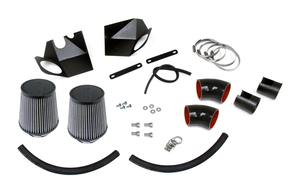 HPS Performance Air Intake Kit With Heat Shield 827-688P Polished - 827-688P