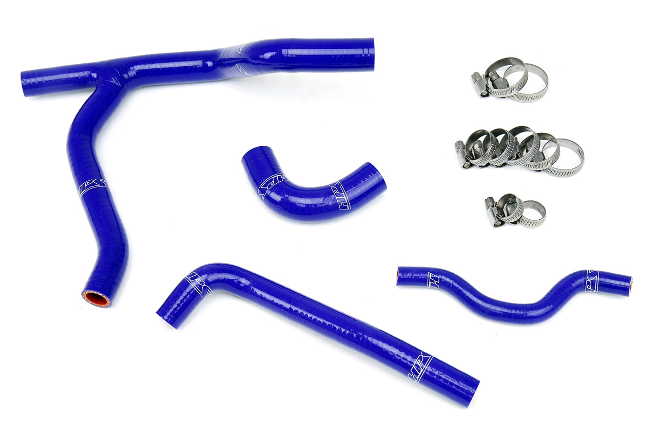 HPS Performance Hps Silicone Radiator Coolant Hose Kit 57 1245 Blue Blue - 57-1245-BLUE