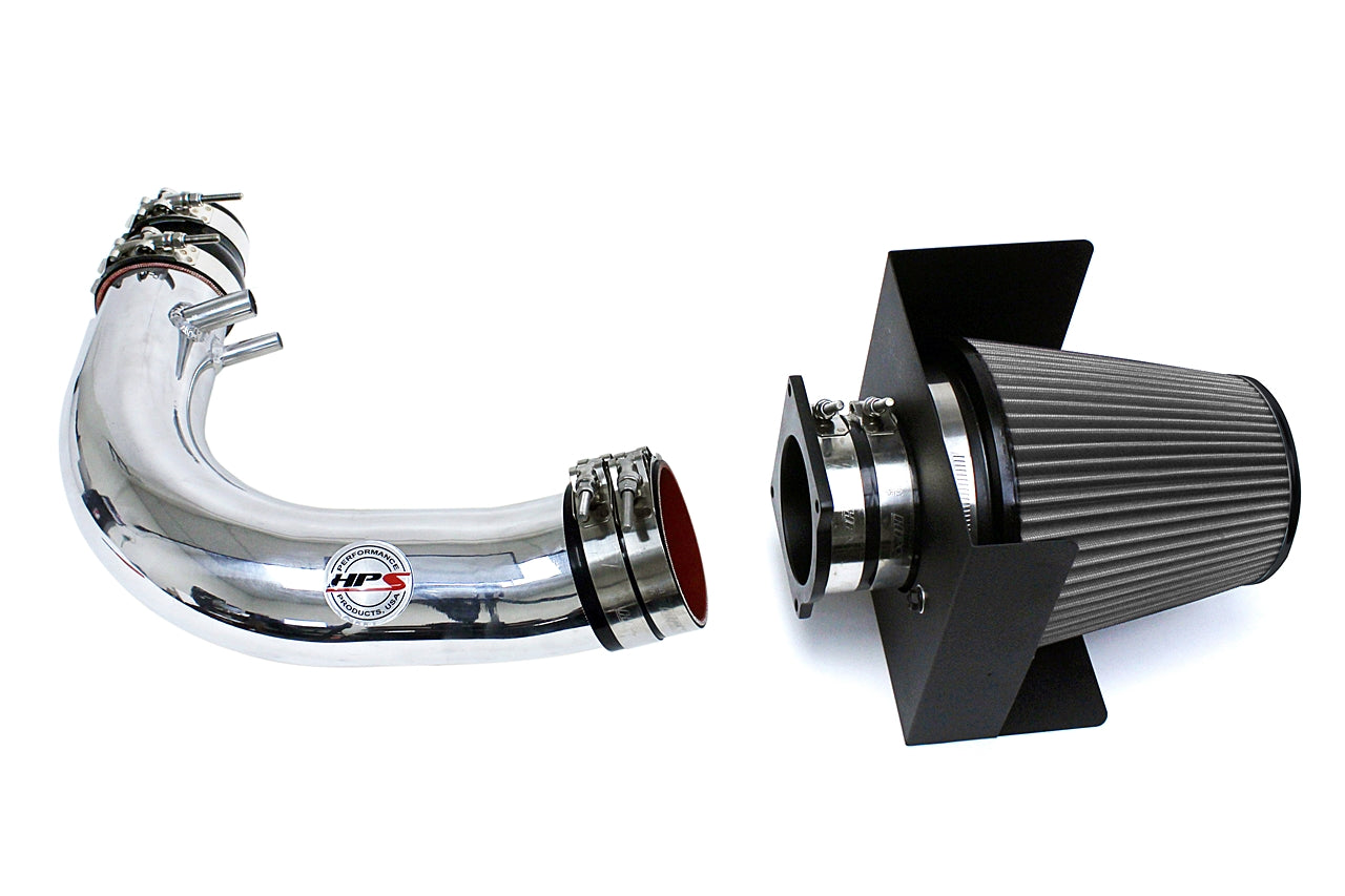 HPS Performance Air Intake Kit With Heat Shield 827-540P Polished - 827-540P