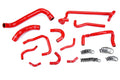 HPS Performance Hps Silicone Radiator And Heater Coolant Hose Kit 57 1782 Red Red - 57-1782-RED