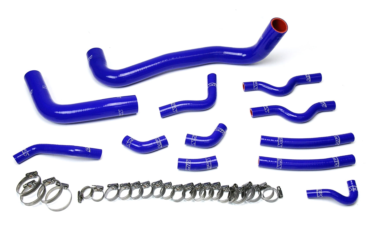 HPS Performance Hps Silicone Radiator And Heater Coolant Hose Kit 57 1610 Blue Blue - 57-1610-BLUE
