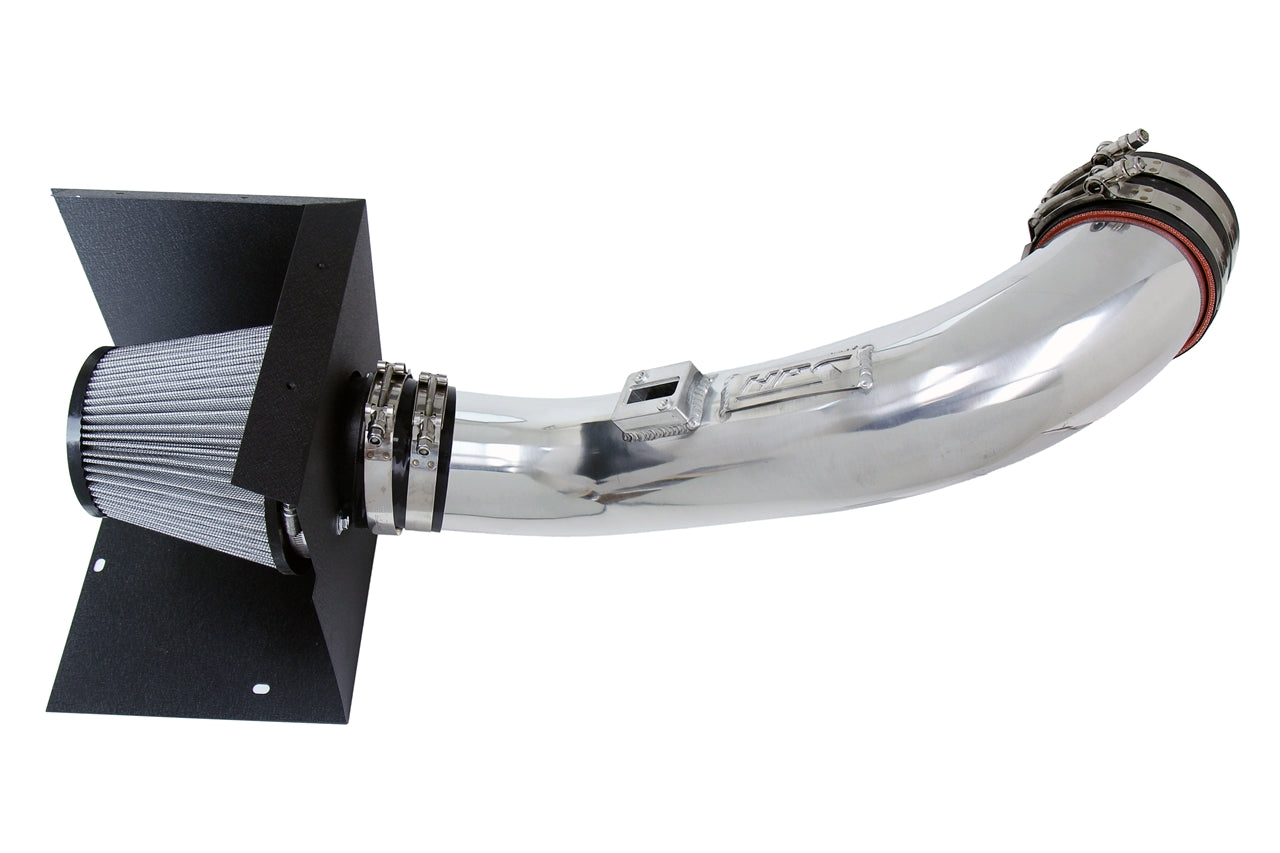 HPS Performance Air Intake Kit With Heat Shield 827-674P Polished - 827-674P