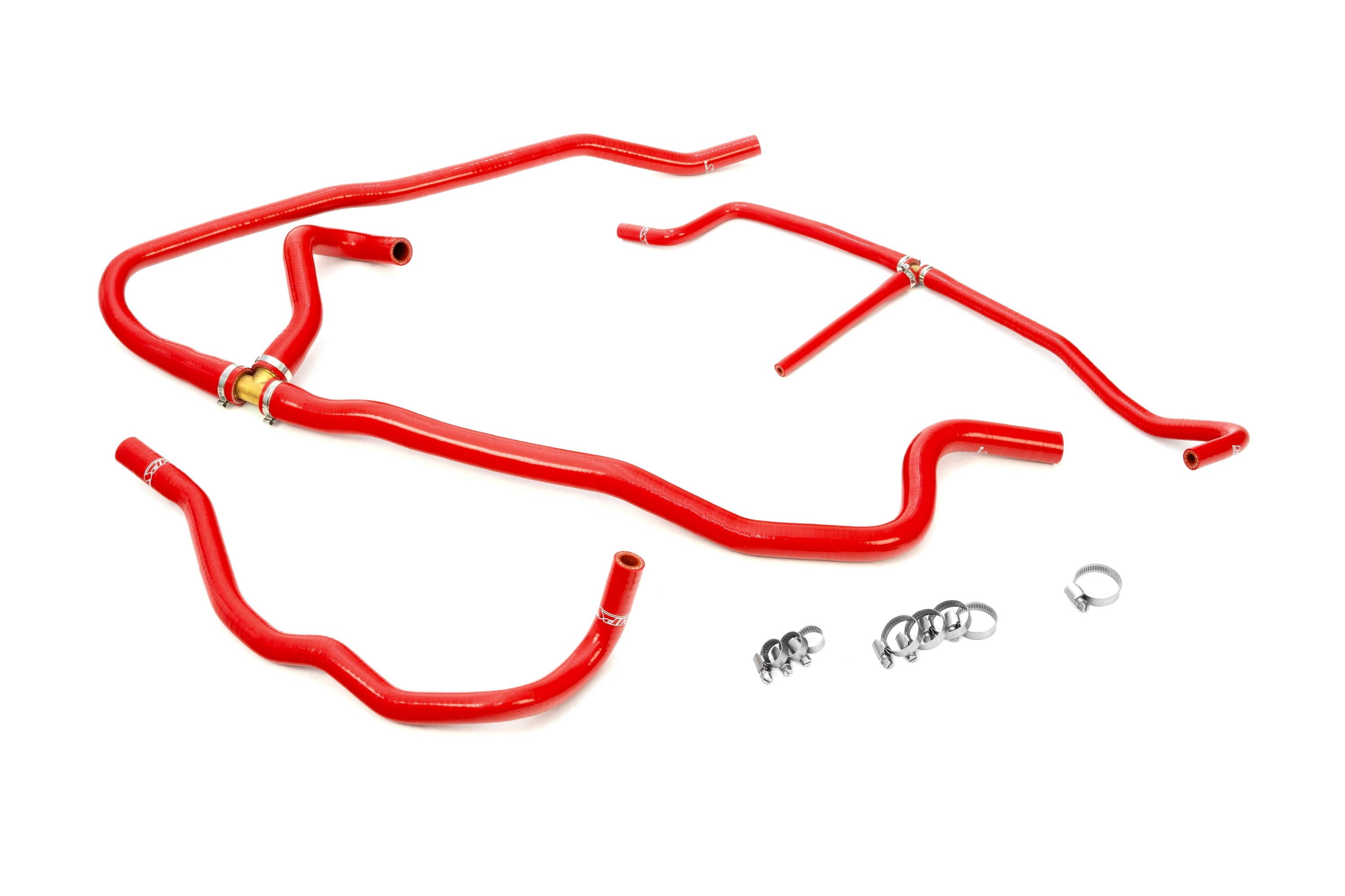 HPS Performance Hps Silicone Heater Coolant Hose Kit 57 1277 H Red Red - 57-1277H-RED
