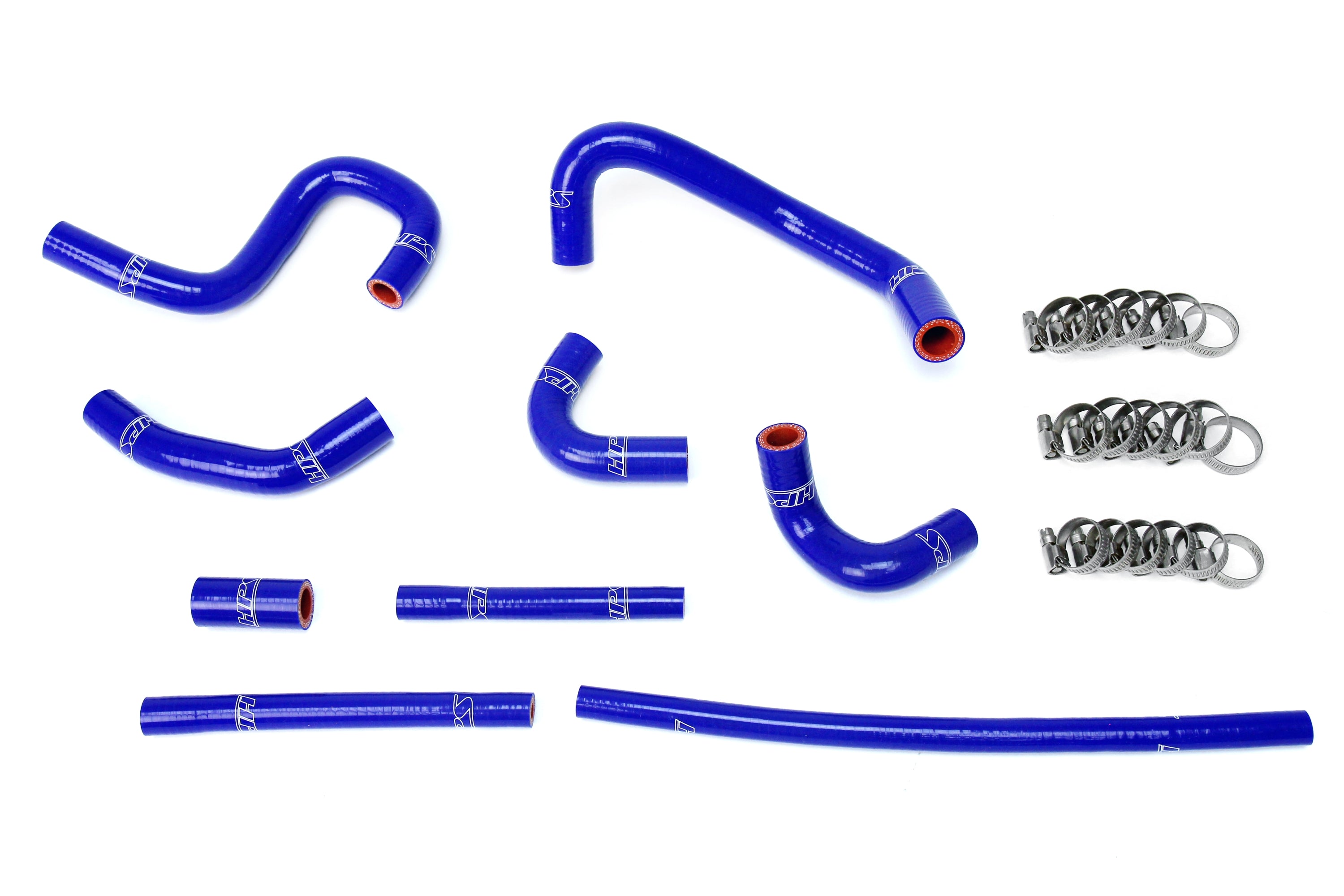 HPS Performance Hps Silicone Heater Coolant Hose Kit 57 1696 Blue Blue - 57-1696-BLUE