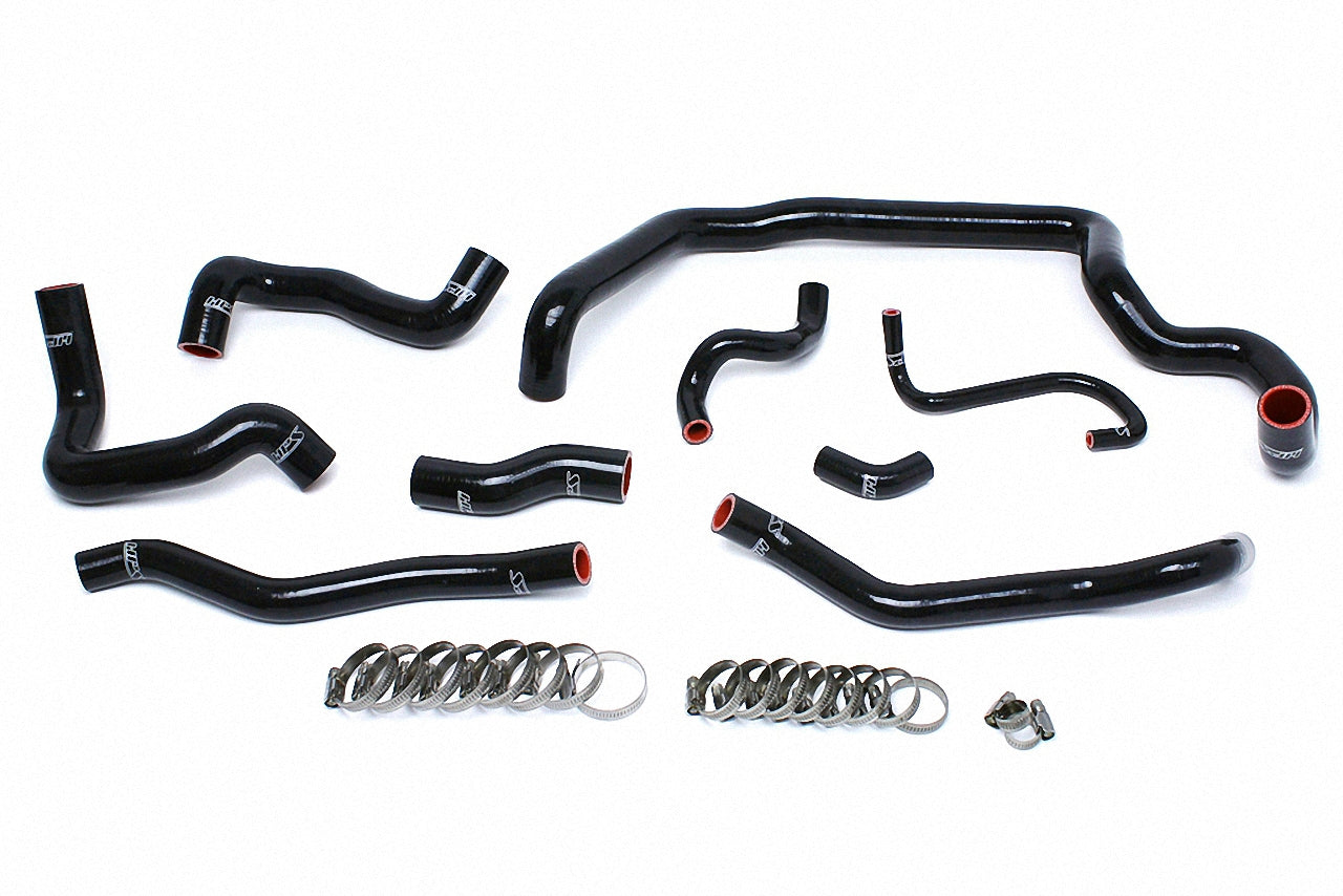 HPS Performance Hps Silicone Radiator And Heater Coolant Hose Kit 57 1556 Blk Black - 57-1556-BLK