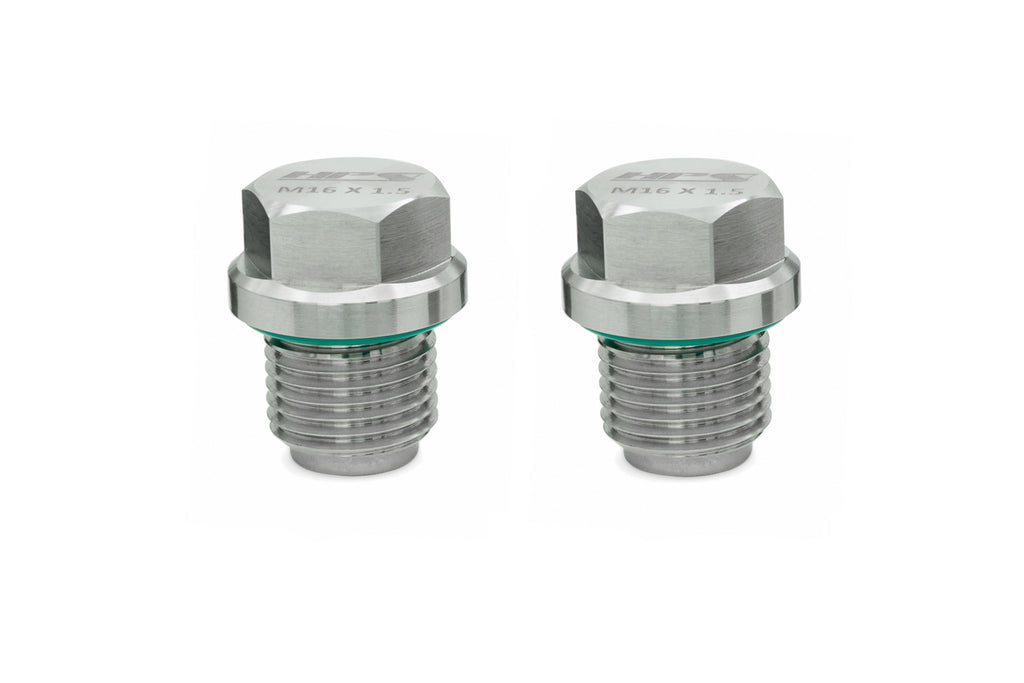 HPS Performance Hps Stainless Steel Magnetic Oil Drain Plug Kit Mdpk 101 - MDPK-101