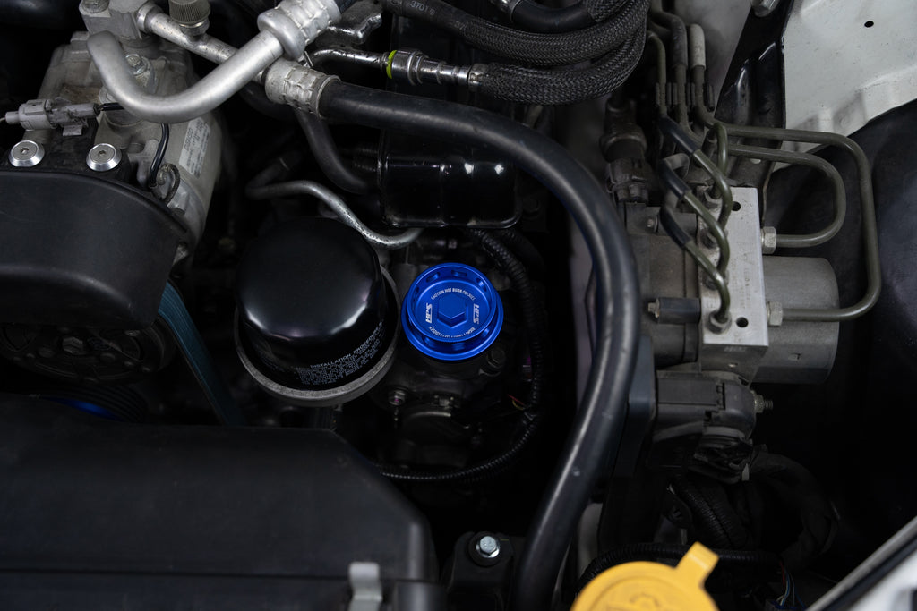 HPS Performance Anodized Billet Aluminum Engine Oil Cap 5269-106BL Blue - 5269-106BL