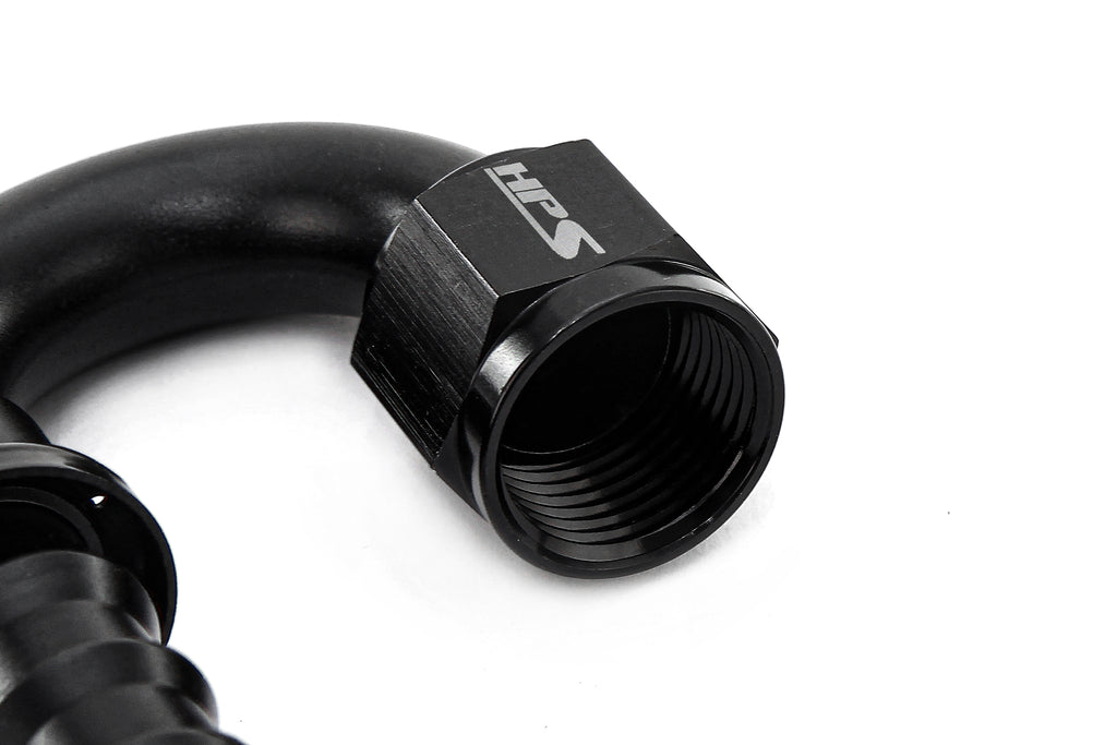 HPS Performance 150 Series AN -4 Push-On 180 Degree Hose End 150-1804