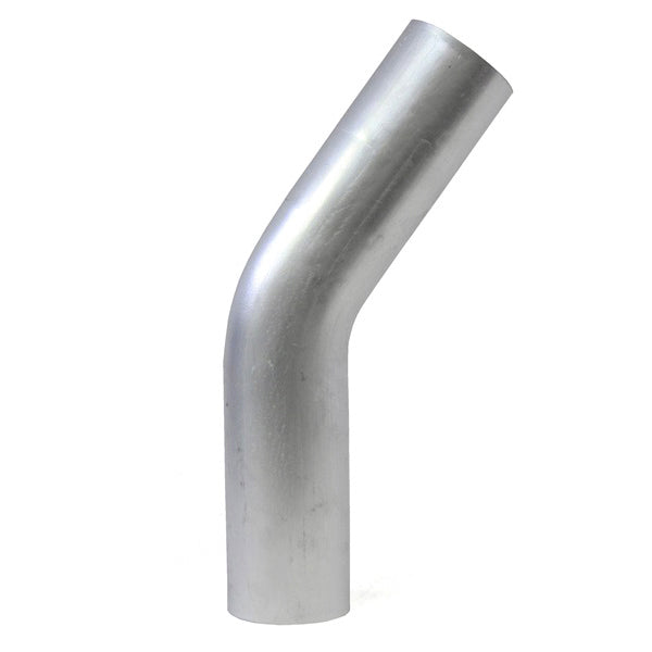 HPS Performance Hps Aluminum Elbow Tubing 35 Degree, 3 1/2" Od, 3 1/2" Clr, 6" Legs At35 350 Clr 35 Mill Finish - AT35-350-CLR-35