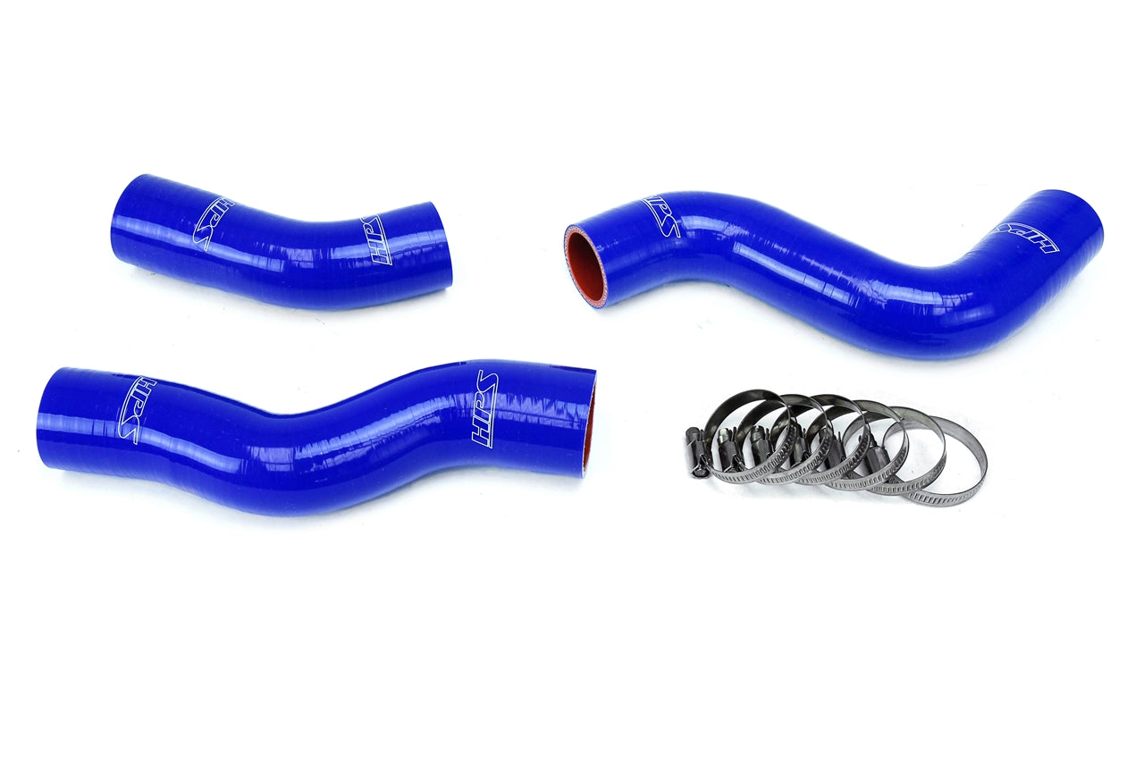 HPS Performance Hps Silicone Radiator Coolant Hose Kit 57 1218 Blue Blue - 57-1218-BLUE
