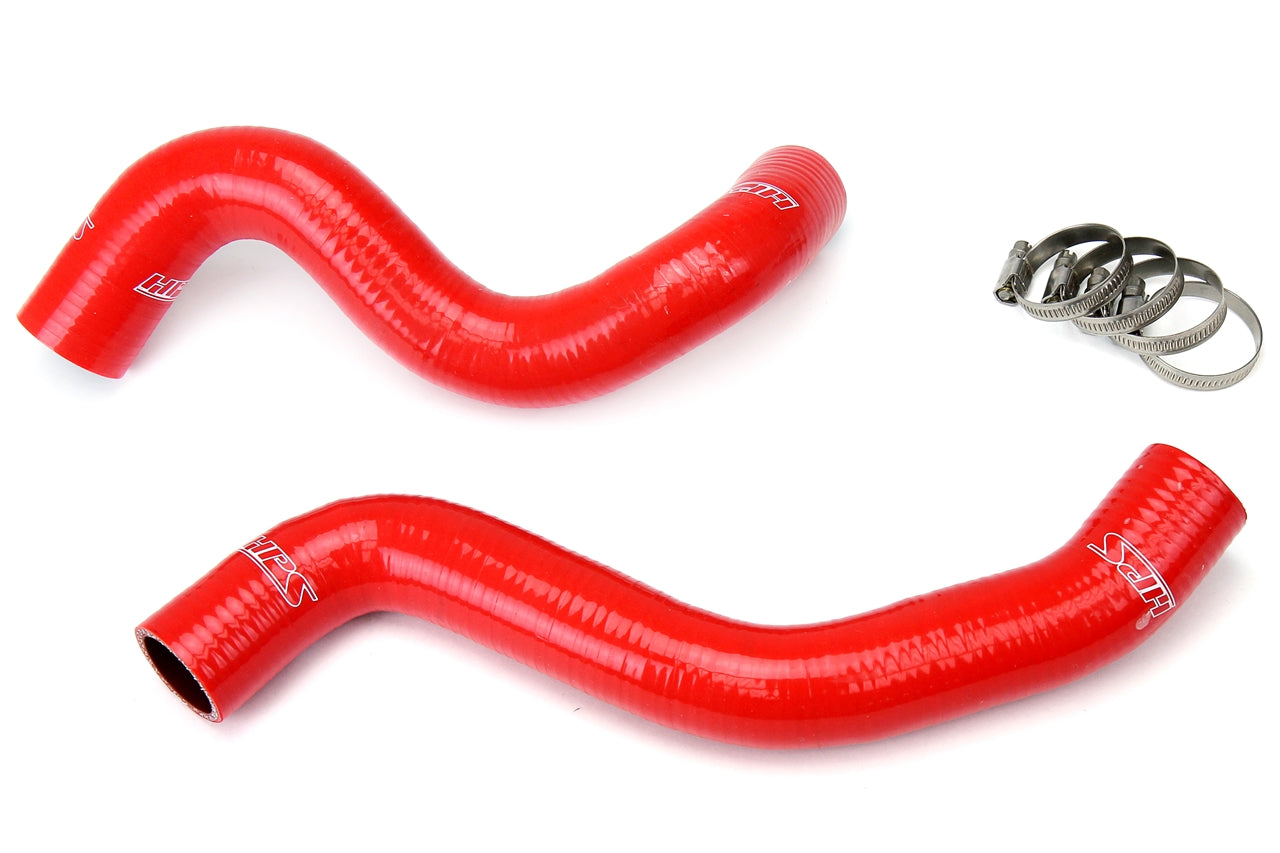 HPS Performance Hps Silicone Radiator Coolant Hose Kit 57 1058 Red Red - 57-1058-RED