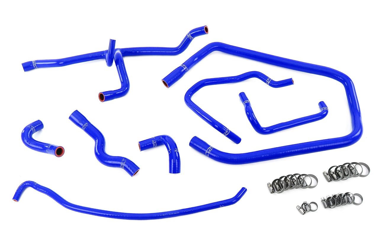 HPS Performance Hps Silicone Heater, Throttle Body, And Expansion Tank Coolant Hose Kit 57 2137 Blue Blue - 57-2137-BLUE