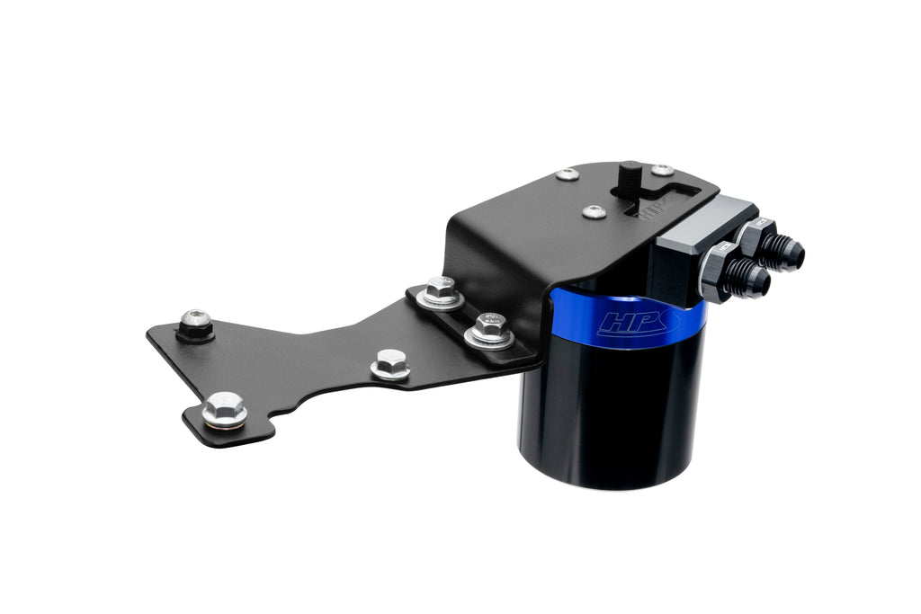 HPS Performance Oil Catch Can Kit 860-025BL Blue - 860-025BL