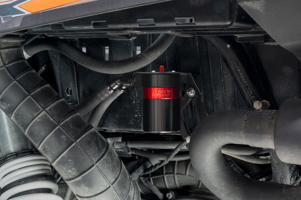 HPS Performance Oil Catch Can Kit 860-023 Red - 860-023