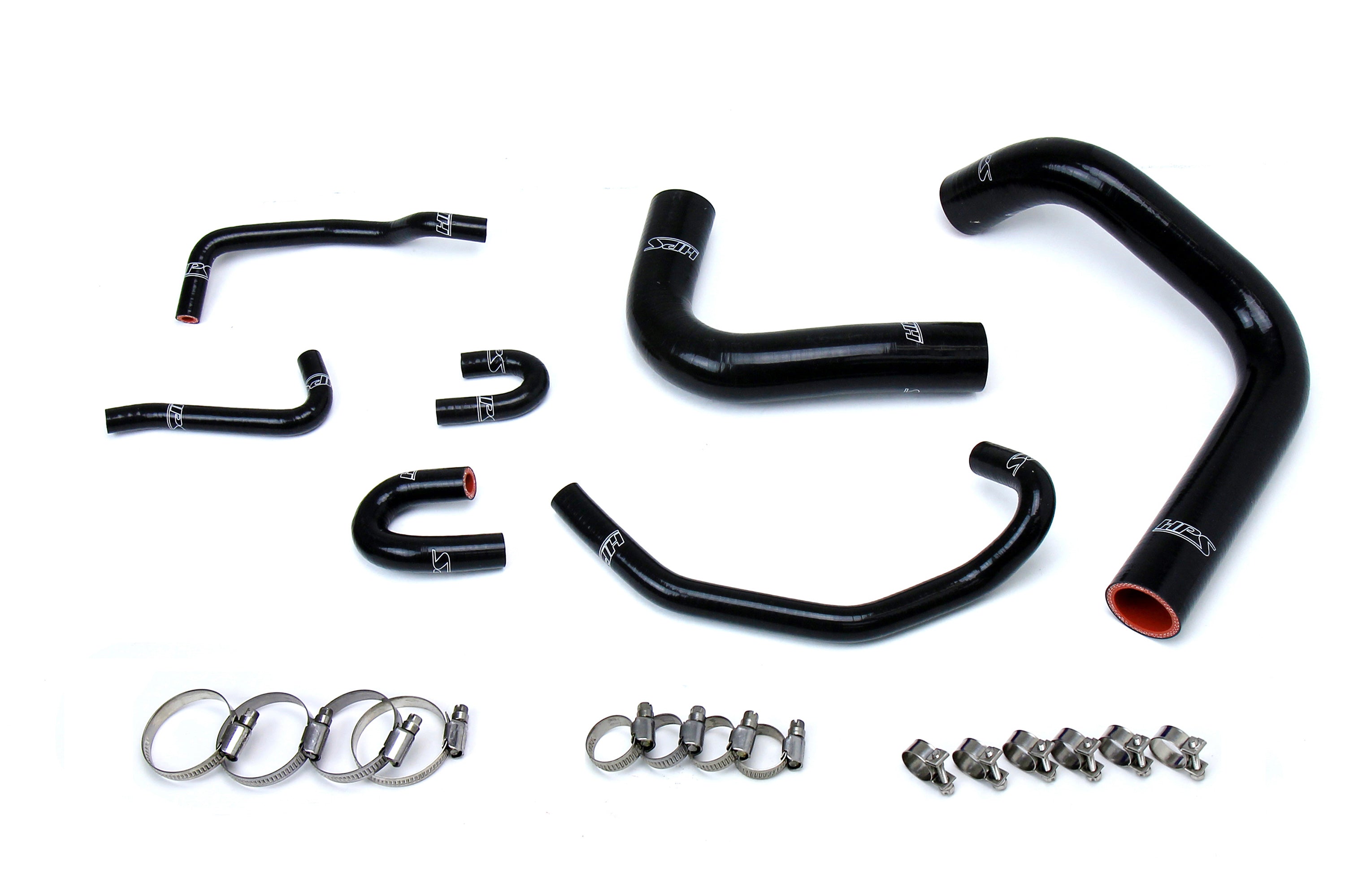 HPS Performance Hps Silicone Radiator Coolant Hose Kit 57 1323 R Blk Black - 57-1323R-BLK