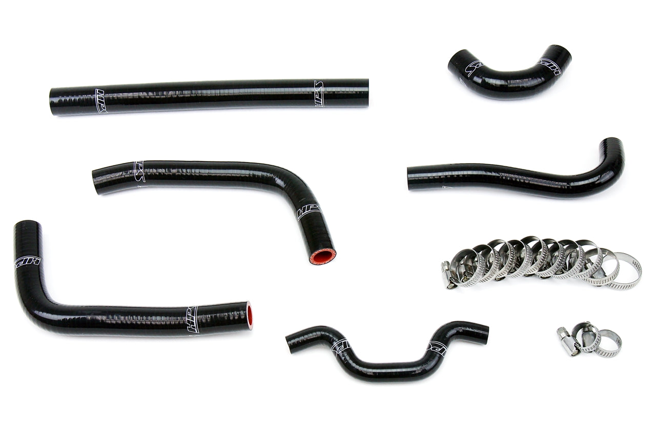 HPS Performance Hps Silicone Radiator Coolant Hose Kit 57 1241 Blk Black - 57-1241-BLK