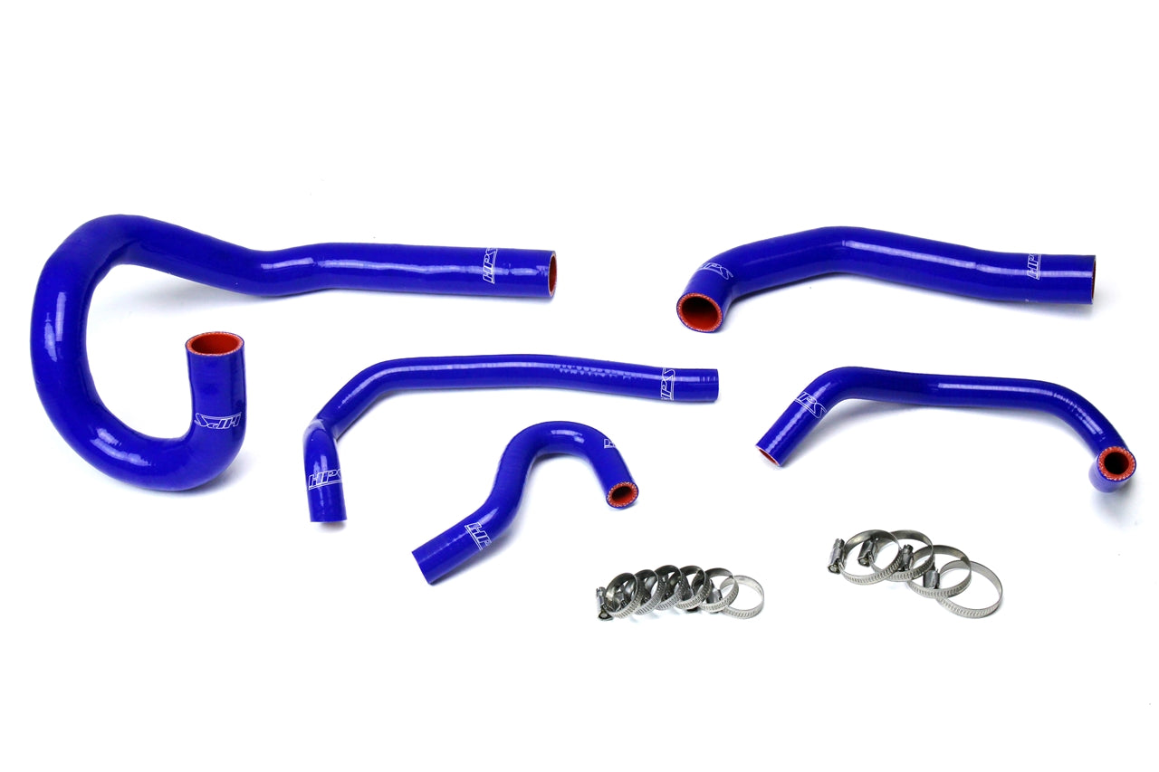 HPS Performance Hps Silicone Radiator And Heater Coolant Hose Kit 57 1612 Blue Blue - 57-1612-BLUE