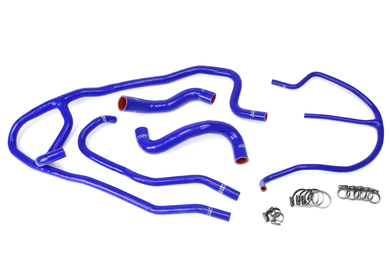 HPS Performance Hps Silicone Radiator And Heater Coolant Hose Kit 57 1276 Blue Blue - 57-1276-BLUE