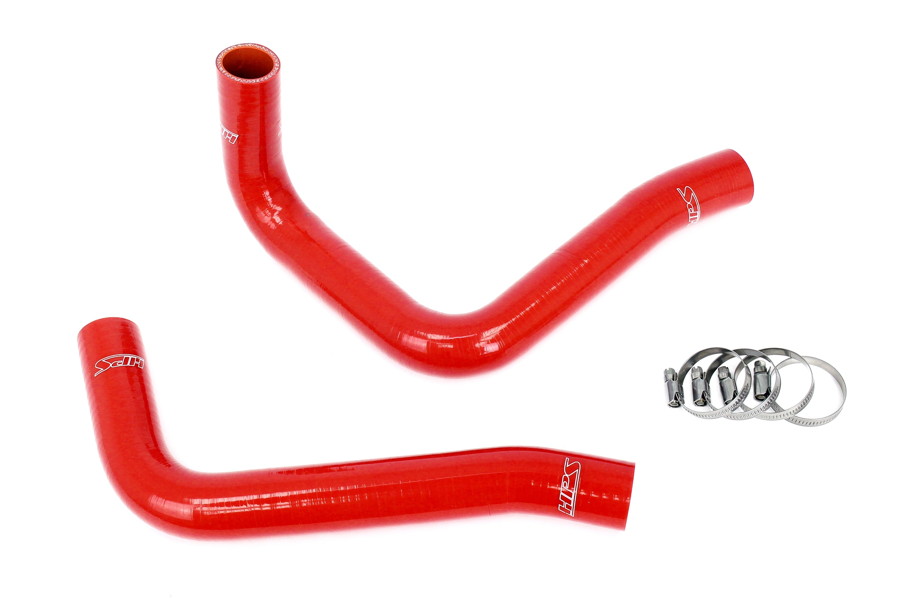 HPS Performance Hps Silicone Radiator Coolant Hose Kit 57 2094 Red Red - 57-2094-RED