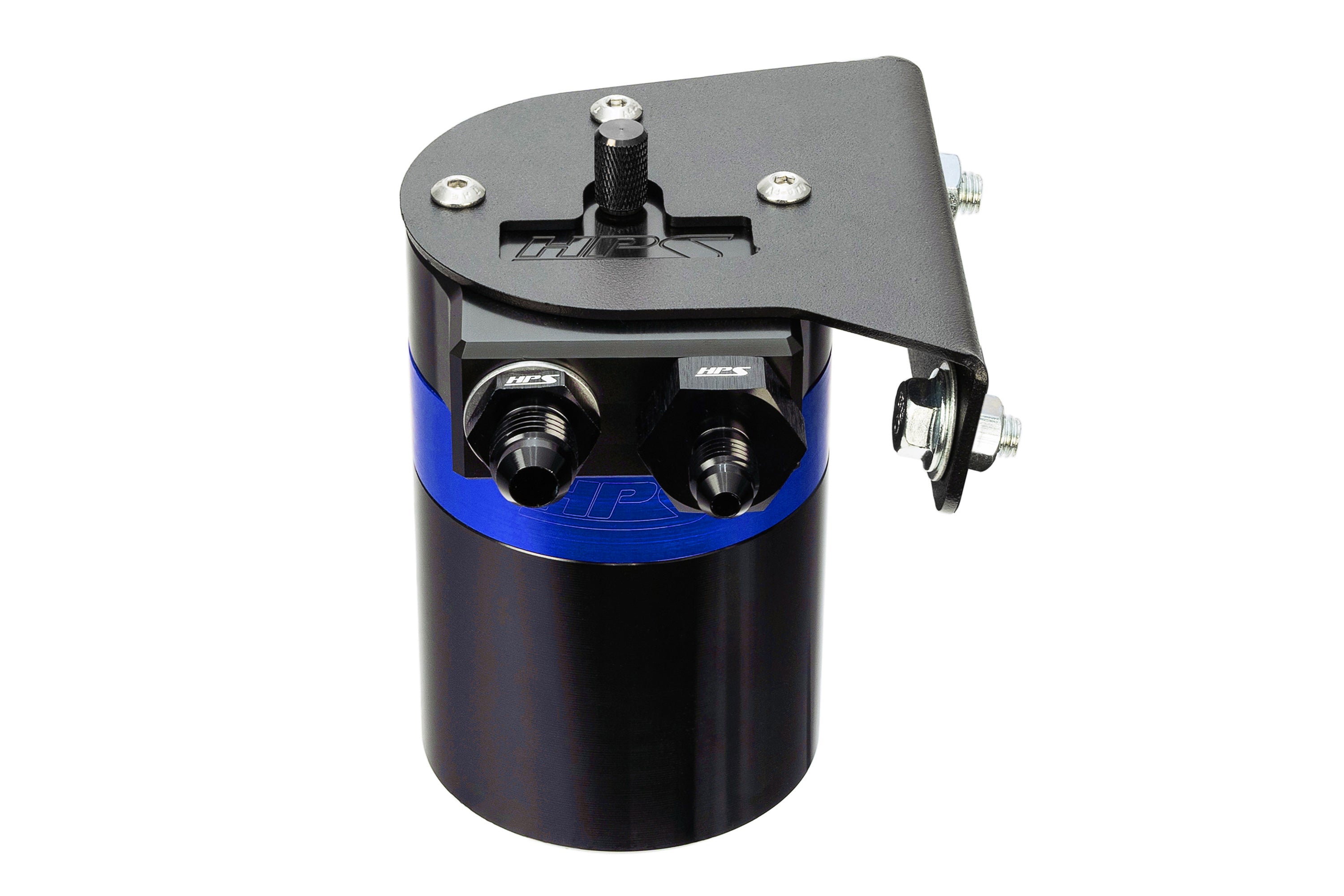 HPS Performance Oil Catch Can Kit 860-010BL, Blue - 860-010BL
