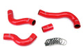 HPS Performance Hps Silicone Radiator Coolant Hose Kit 57 1847 Red Red - 57-1847-RED