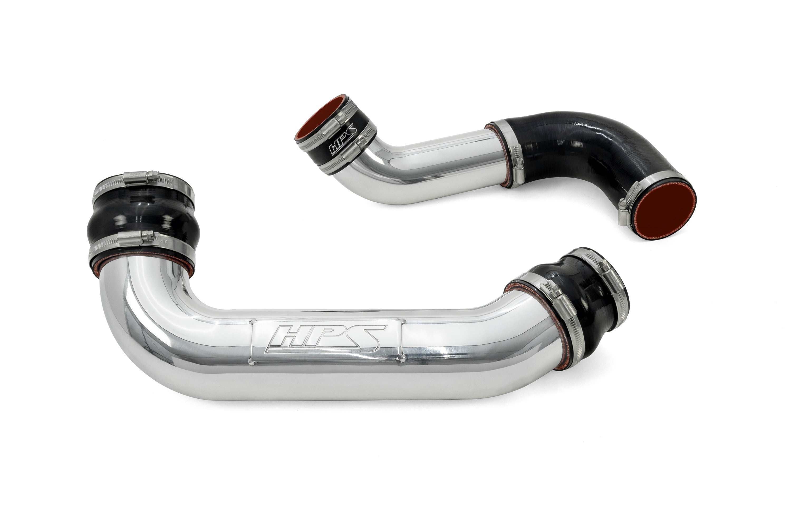 HPS Performance Hot and Cold Side Turbo Charge Pipe Kit 17-163P Polished - 17-163P