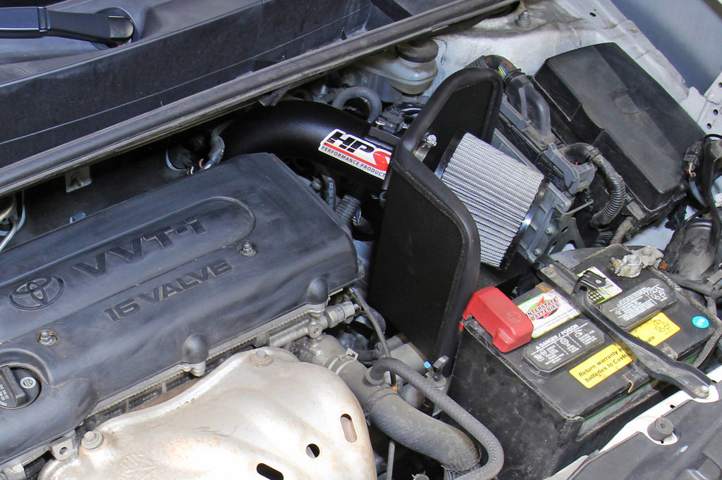 HPS Performance Air Intake Kit With Heat Shield 827-696R Red - 827-696R