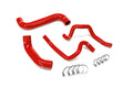 HPS Performance Hps Silicone Radiator And Heater Coolant Hose Kit 57 2302 Red Red - 57-2302-RED