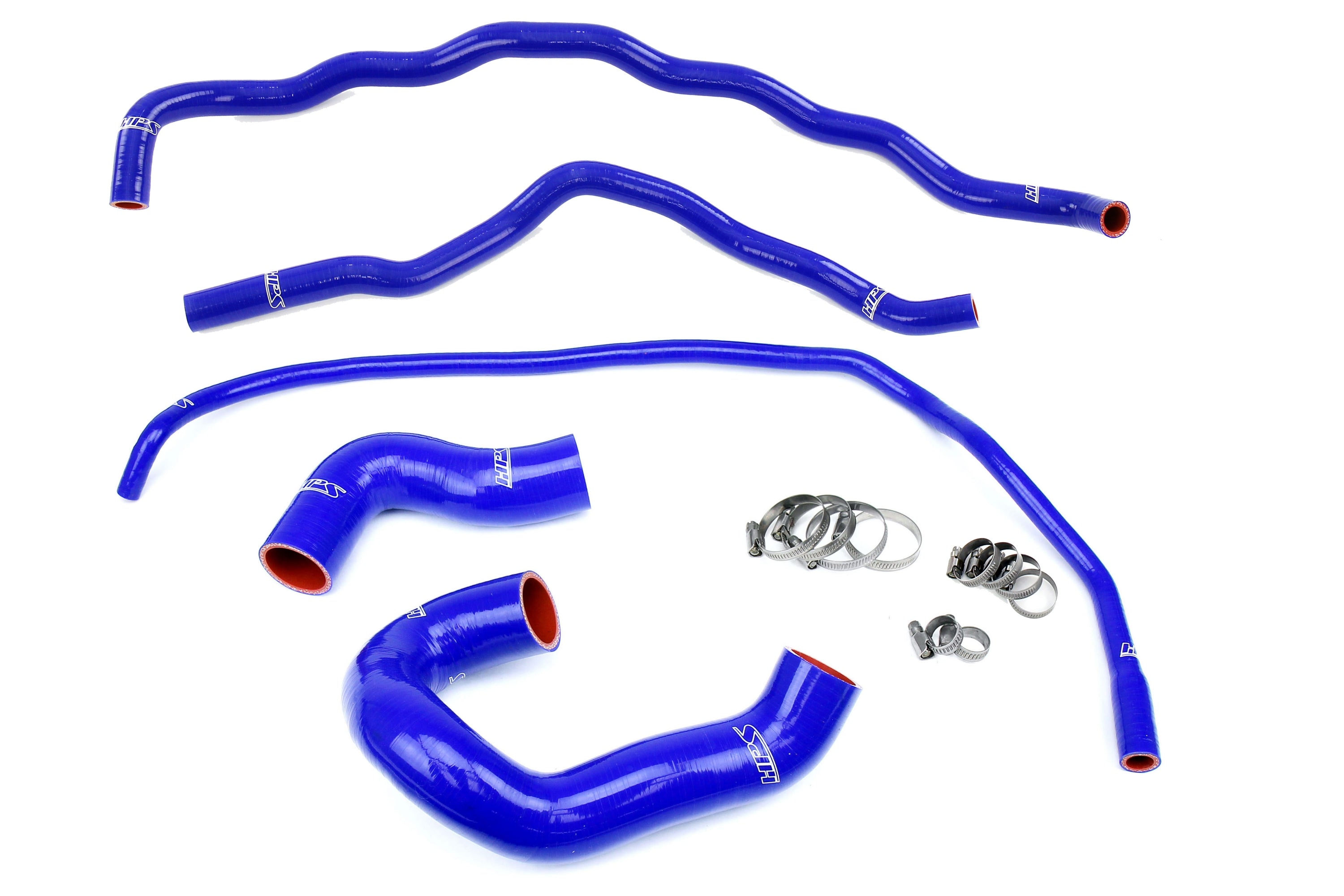HPS Performance Hps Silicone Radiator And Heater Coolant Hose Kit 57 1860 Blue Blue - 57-1860-BLUE