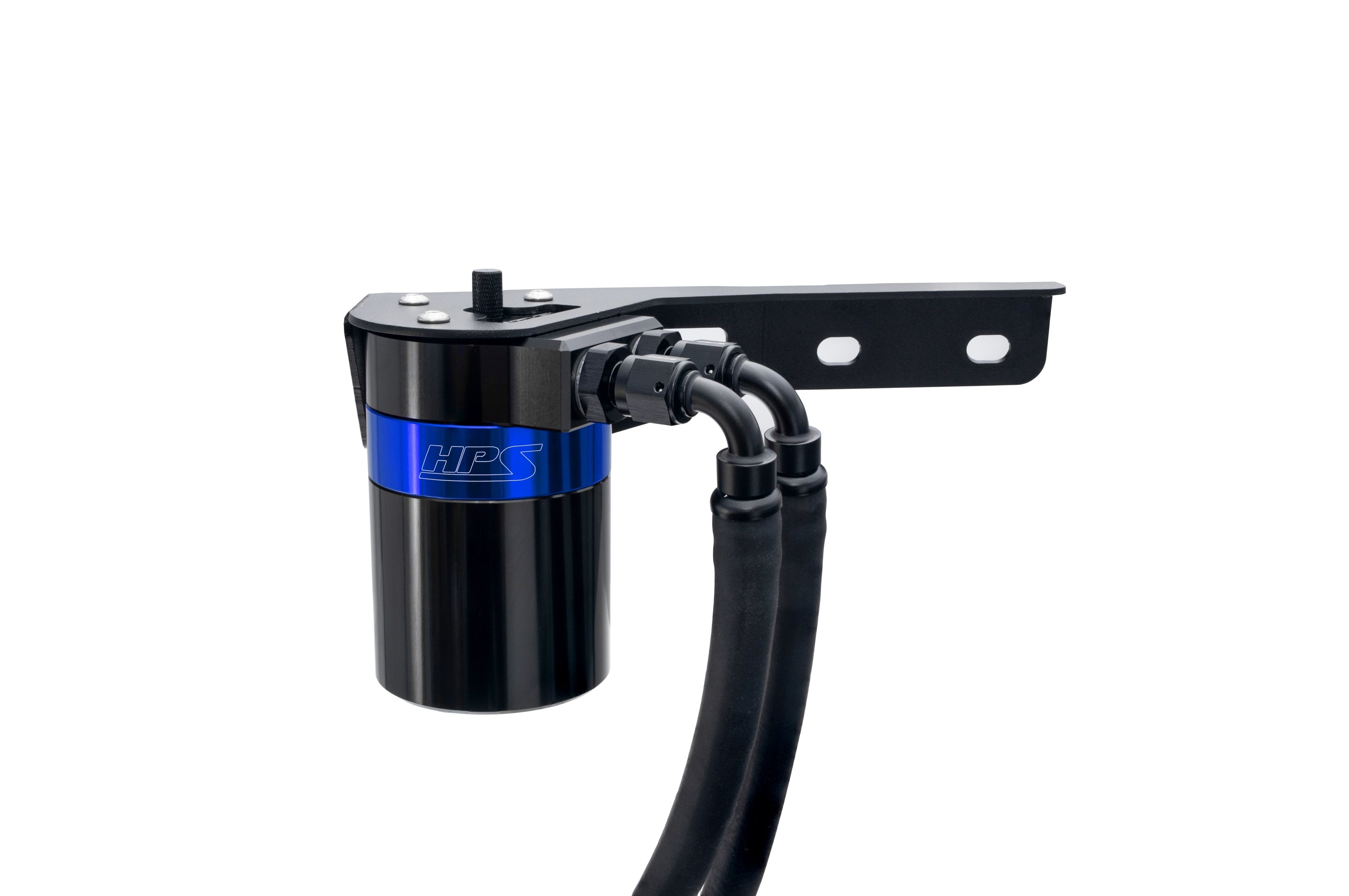 HPS Performance Oil Catch Can Kit 860-015 Blue - 860-015BL