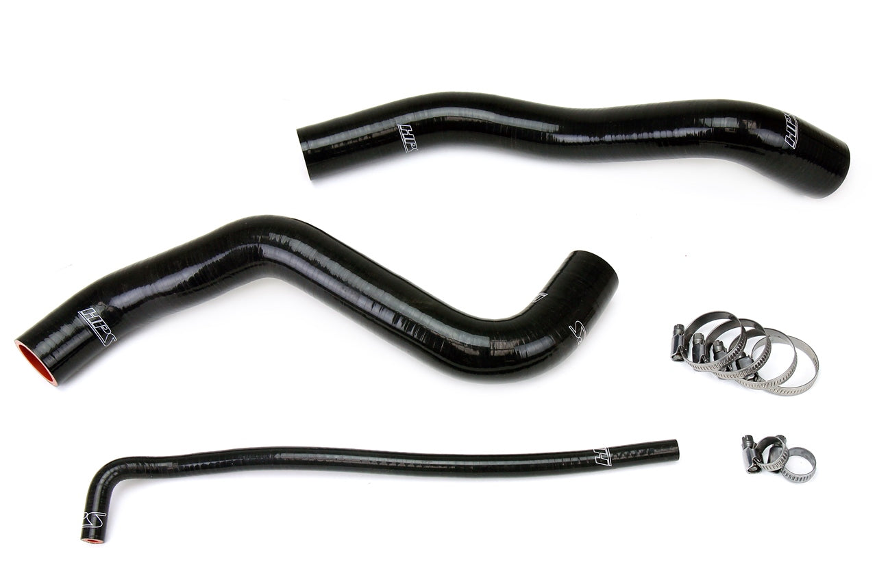 HPS Performance Hps Silicone Radiator Coolant Hose Kit 57 1399 Blk Black - 57-1399-BLK