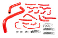 HPS Performance Hps Silicone Radiator, Heater, Oil Cooler, And Water Bypass Coolant Hose Kit 57 1912 Red Red - 57-1912-RED