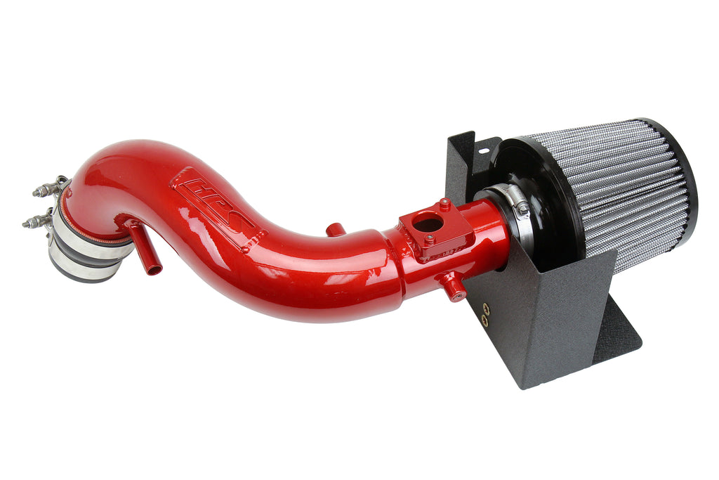 HPS Performance Air Intake Kit With Heat Shield 827-516R Red - 827-516R