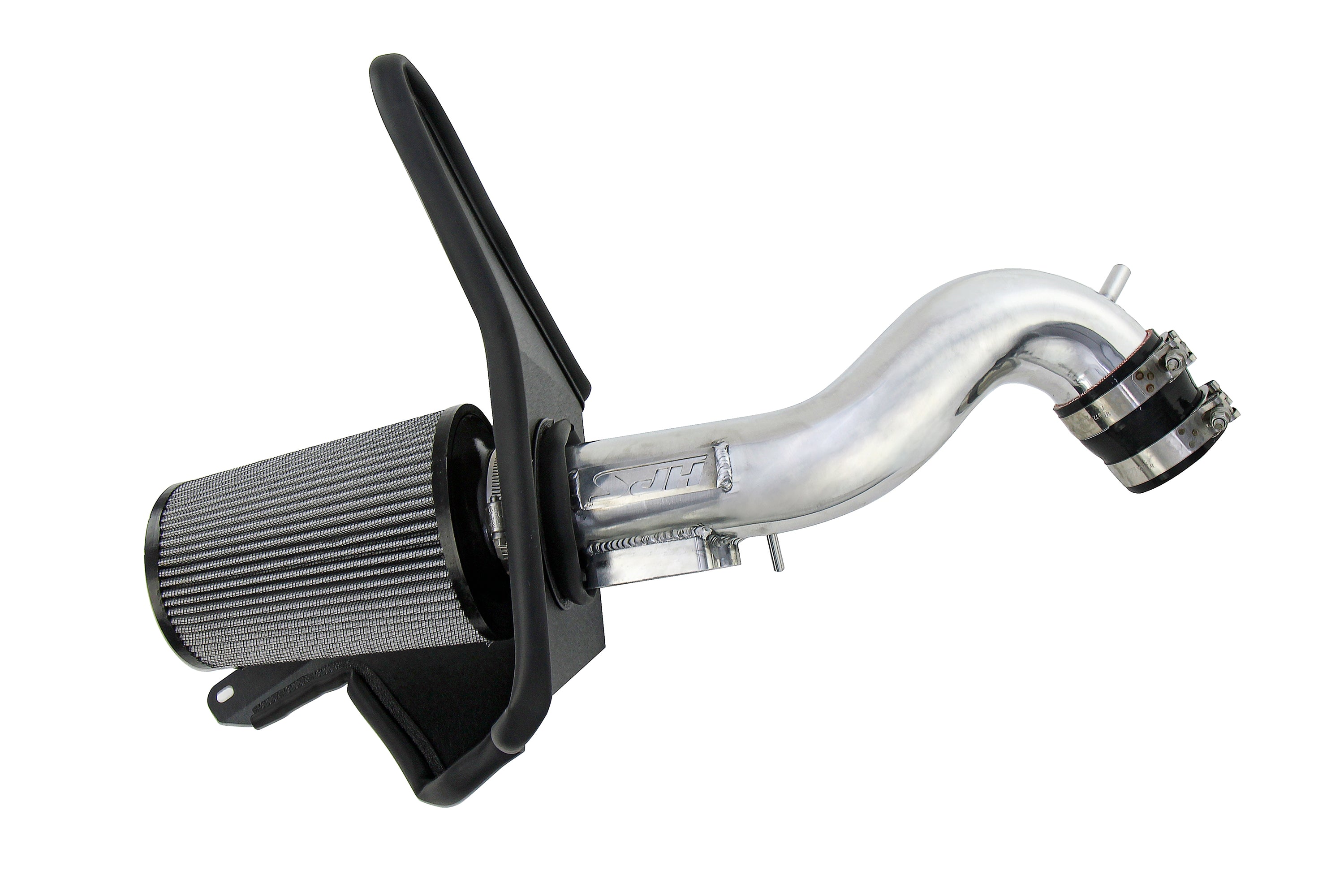 HPS Performance Air Intake Kit With Heat Shield 827-705P Polished - 827-705P
