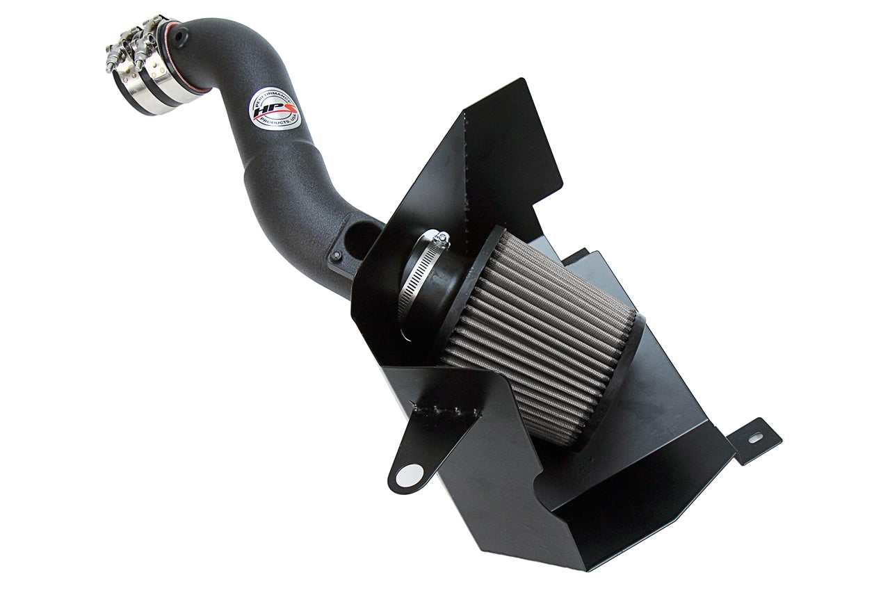 HPS Performance Air Intake Kit With Heat Shield 827-599WB Black - 827-599WB