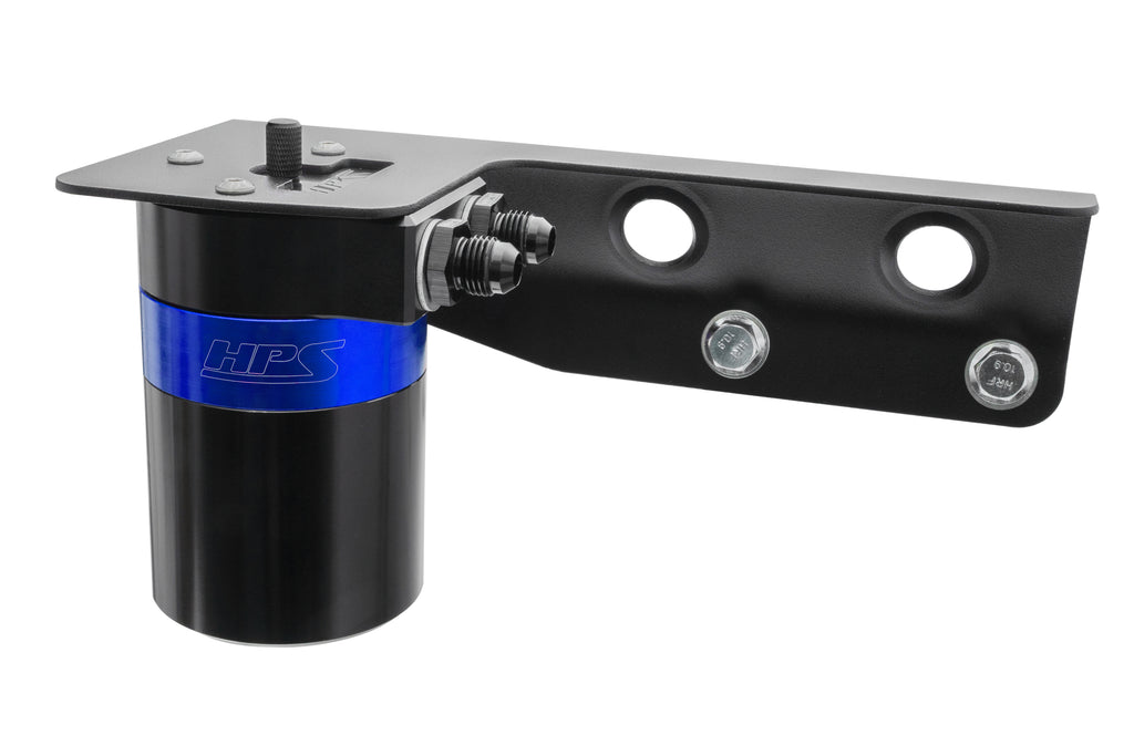 HPS Performance Oil Catch Can Kit 860-021BL, Blue - 860-021BL