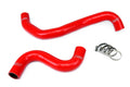 HPS Performance Hps Silicone Radiator And Heater Coolant Hose Kit 57 1502 Red Red - 57-1502-RED